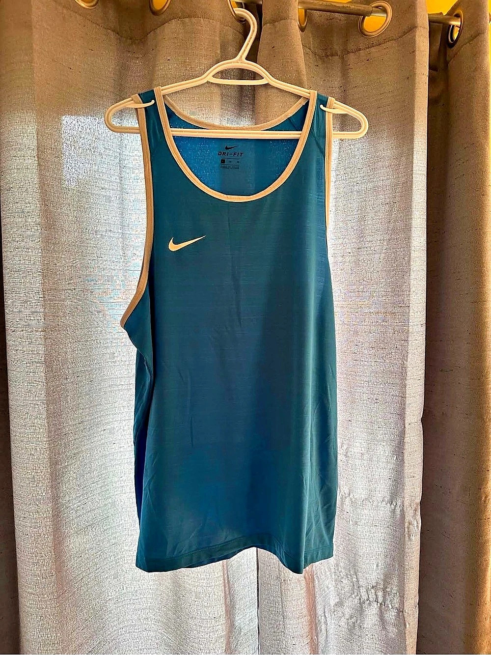 Nike Dri-FIT Athletic Tank Top in Blue
